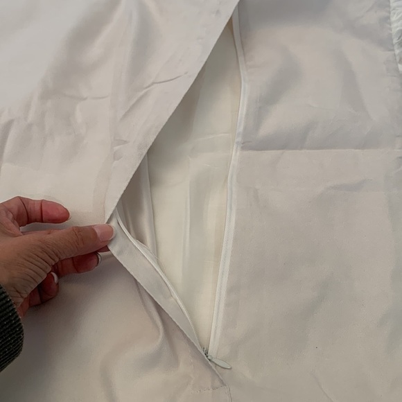 Kevin Textile White Faux Fur Fuzzy Pillow Cover - Picture 5 of 8